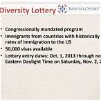 diversity lottery 2019